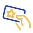 Card in hand icon