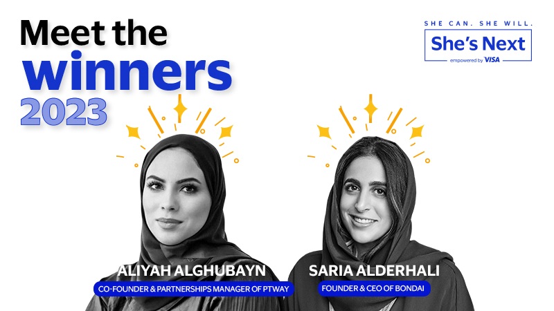 Meet the winners 2023 Aliyah Alghubayn and Saria Alderhali