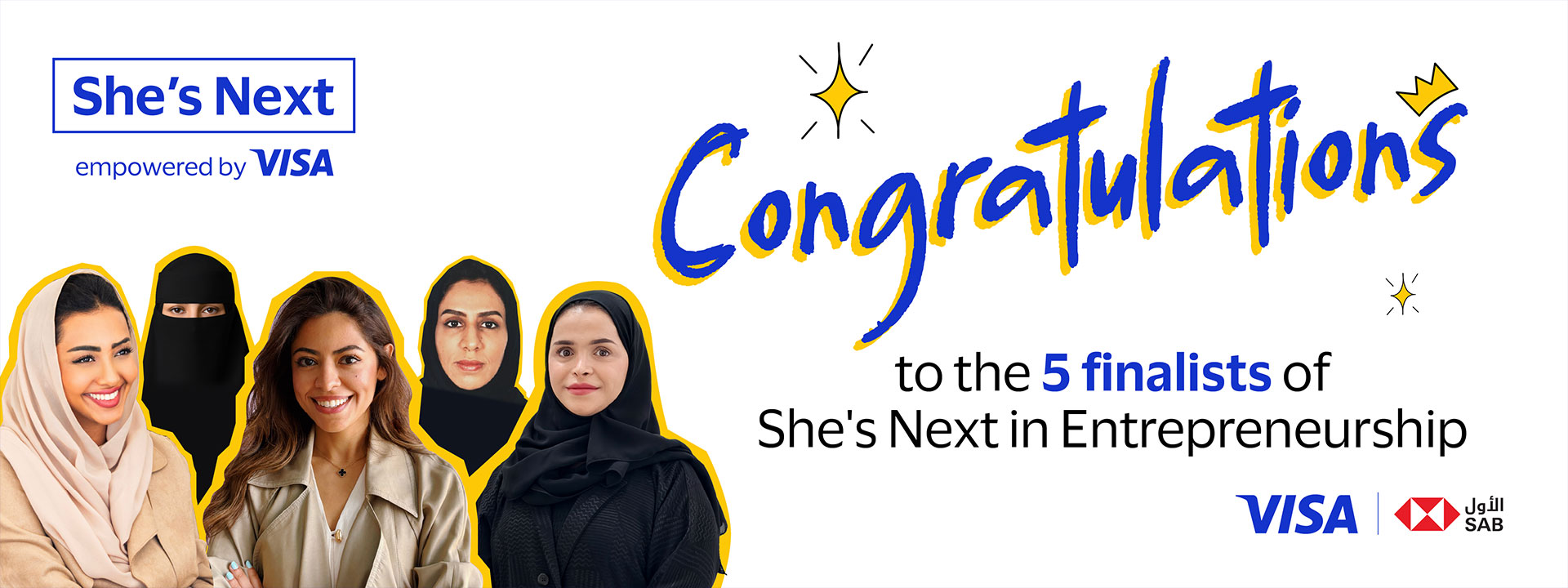 Congratulations 18 to the 5 finalists of She's Next in Entrepreneurship