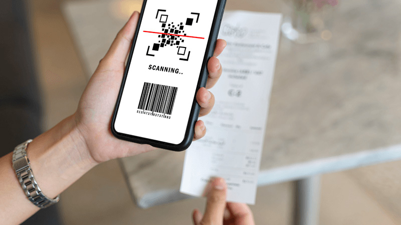 Scanning a check by phone