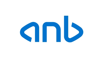 A logo of ANB